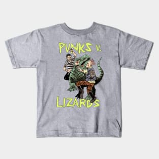 Punks Versus Lizards Kids T-Shirt